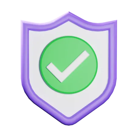 Safety Shield  3D Icon