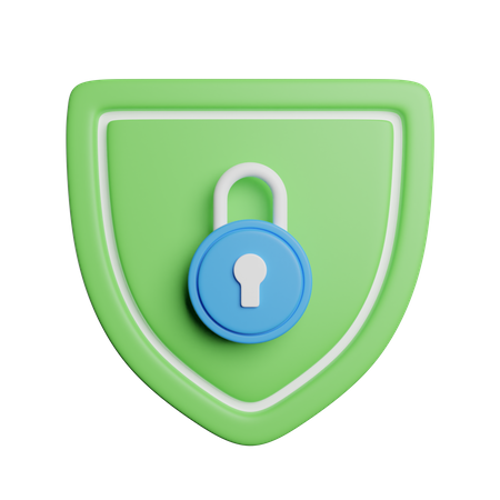 Safety Shield  3D Icon