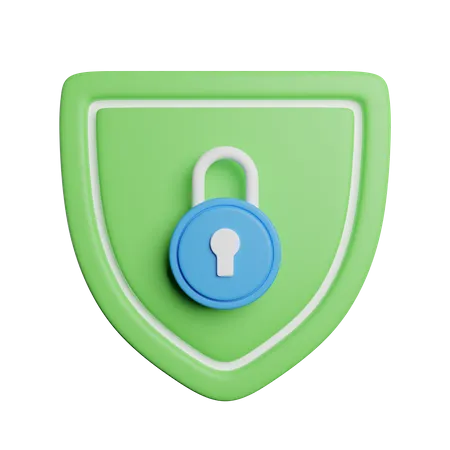 Safety Shield  3D Icon