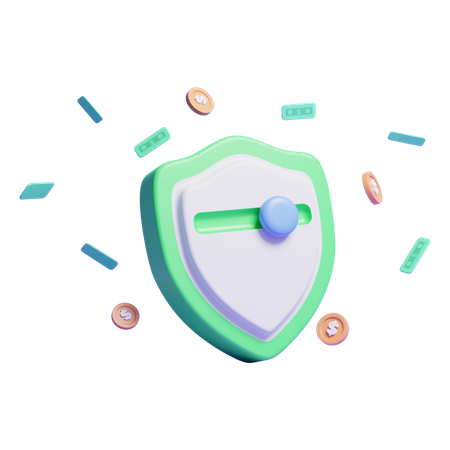 Safety Shield  3D Icon