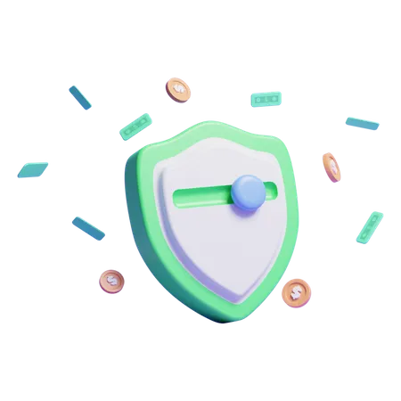 Safety Shield  3D Icon