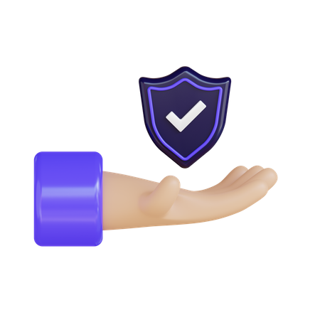Safety Shield  3D Icon