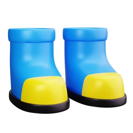 Safety Shoes  3D Icon