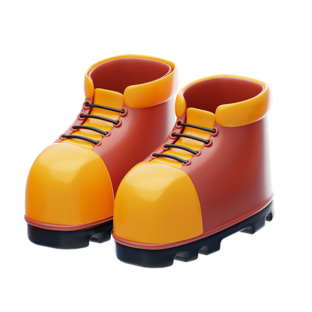 Safety Shoes  3D Icon