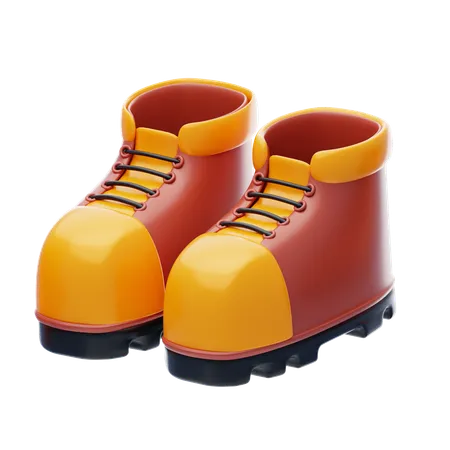 Safety Shoes  3D Icon