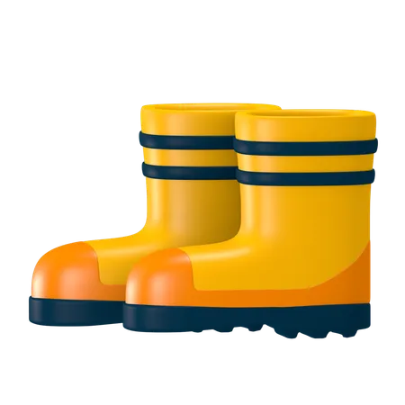 Safety Shoes  3D Icon