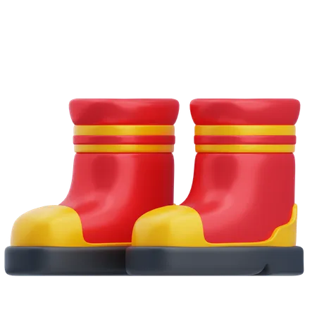 Safety Shoes  3D Icon