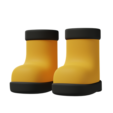 Safety Shoes  3D Icon