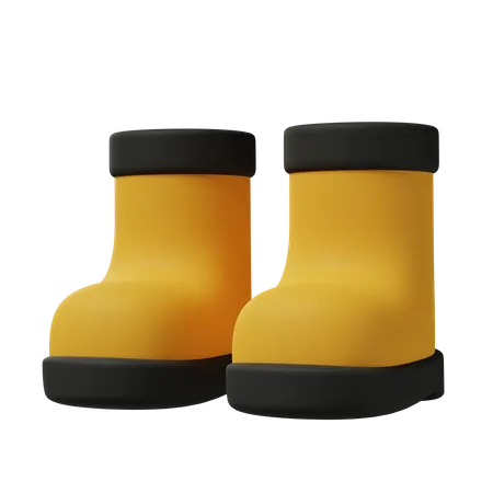 Safety Shoes  3D Icon