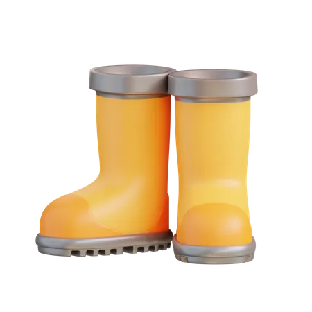 3 D Illustration Safety Shoes 3D Icon