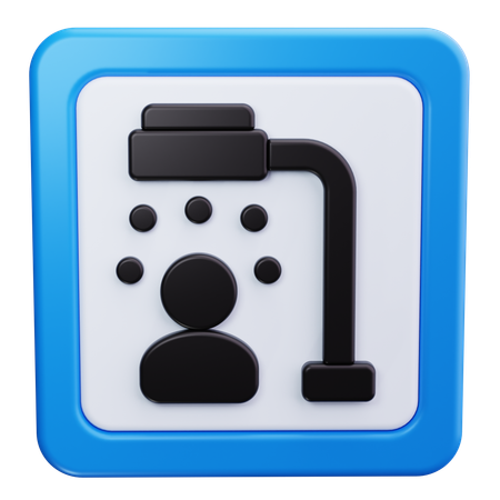 Safety Shower  3D Icon