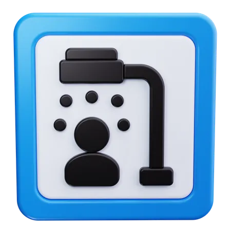 Safety Shower  3D Icon