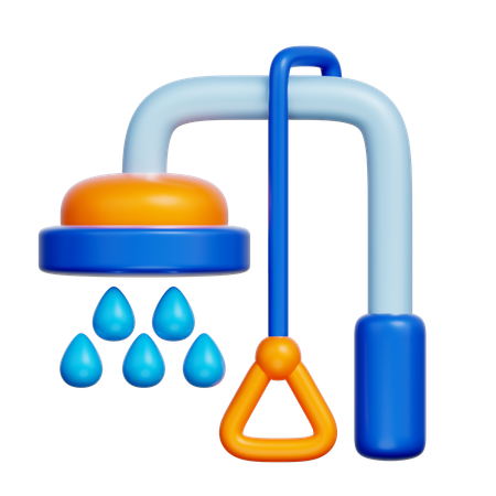 Safety Shower  3D Icon