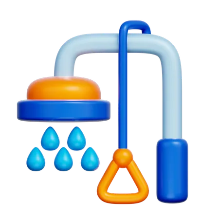 Safety Shower  3D Icon