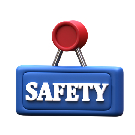 Safety Sign  3D Icon