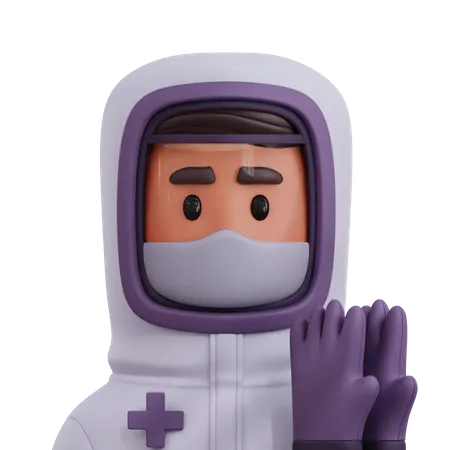 Safety Suit  3D Icon