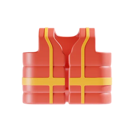 Safety Vest 3 D Icon And Illustration 3D Icon