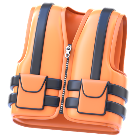 Safety Vest  3D Icon