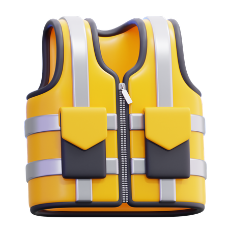 Safety Vest  3D Icon