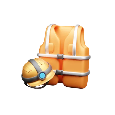 Safety Vest  3D Icon