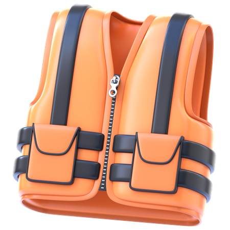Safety Vest  3D Icon