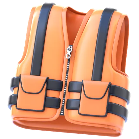Safety Vest  3D Icon
