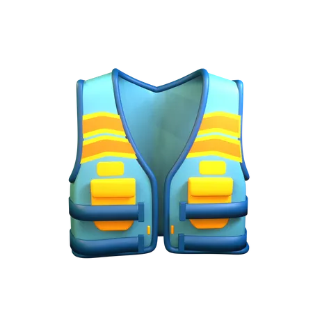 Safety Vest  3D Icon