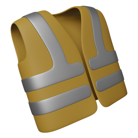 Safety Vest  3D Icon