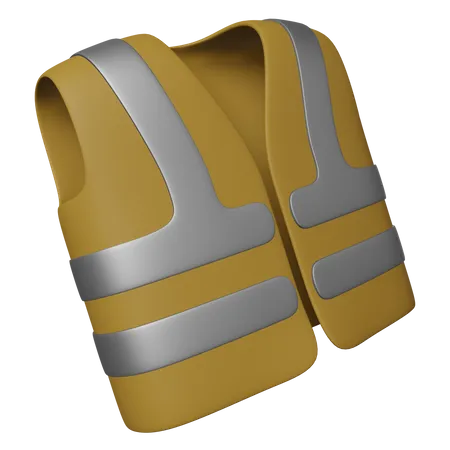 Safety Vest  3D Icon