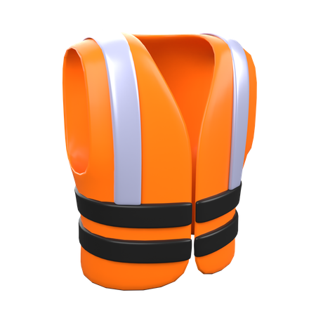 Safety Vest  3D Icon