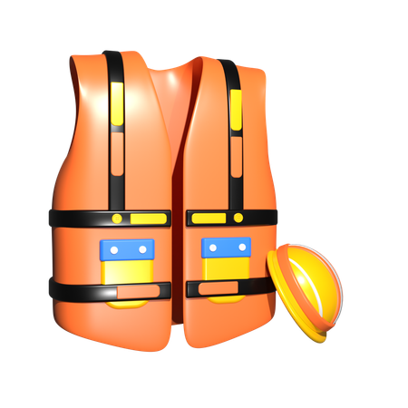 Safety Vest  3D Icon