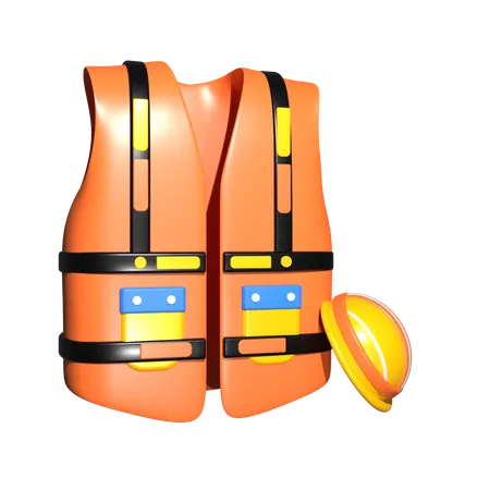 Safety Vest  3D Icon