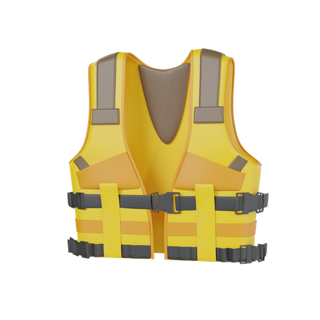 Safety Vest  3D Icon