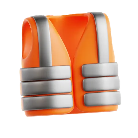Safety Vest  3D Icon