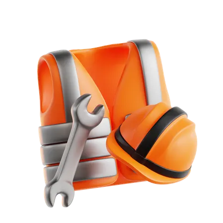 Safety Vest  3D Icon