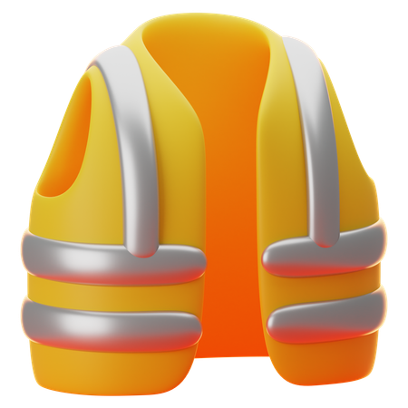 Safety Vest  3D Icon
