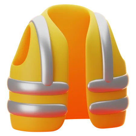 Safety Vest  3D Icon