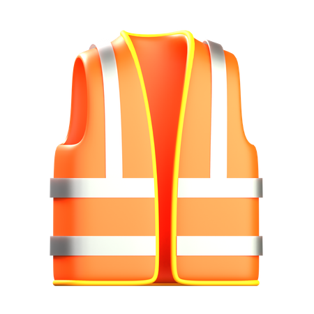 Safety Vest  3D Icon