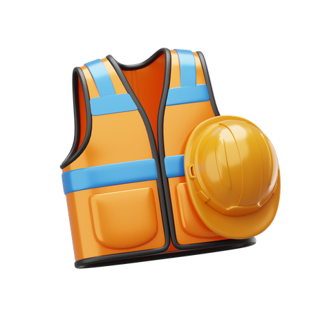 Safety Vest  3D Icon