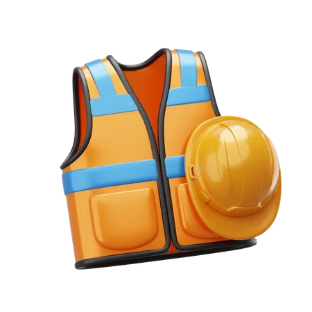 Safety Vest  3D Icon