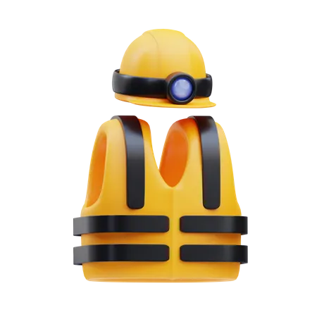 Safety Vest  3D Icon