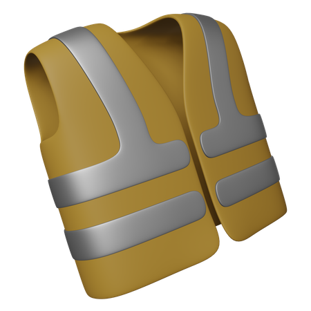 Safety Vest  3D Icon
