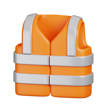 Safety Vest  3D Icon