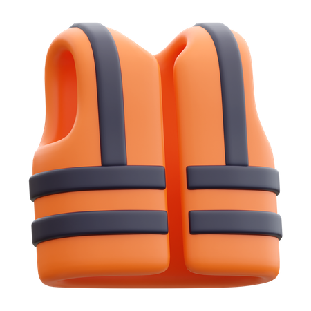 Safety Vest  3D Icon