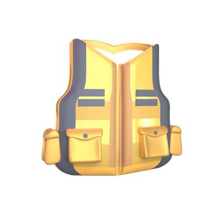 Safety Vest  3D Icon
