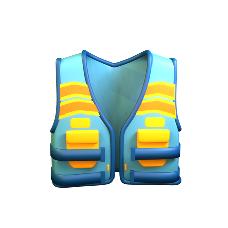 Safety Vest  3D Icon