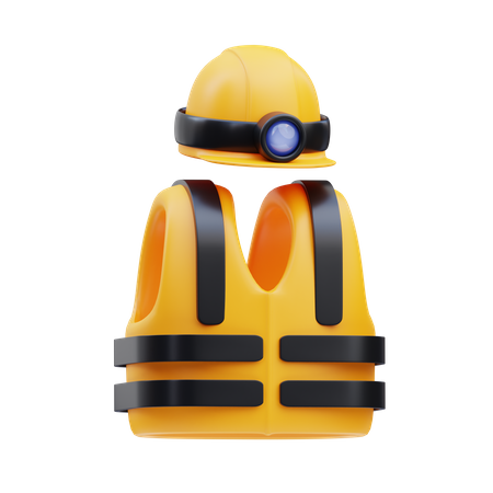 Safety Vest  3D Icon