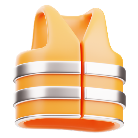 Safety Vest  3D Icon