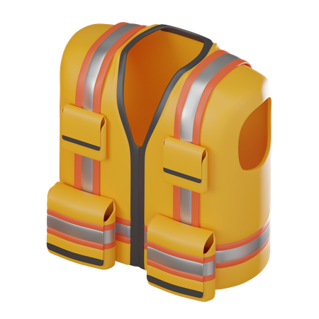 Safety Vest  3D Icon