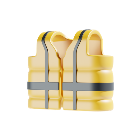Safety Vest  3D Icon